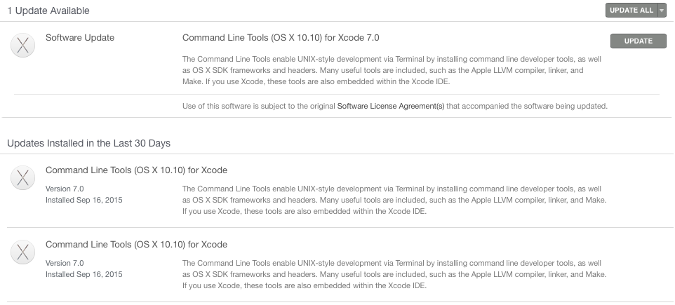 mac install command line developer tools